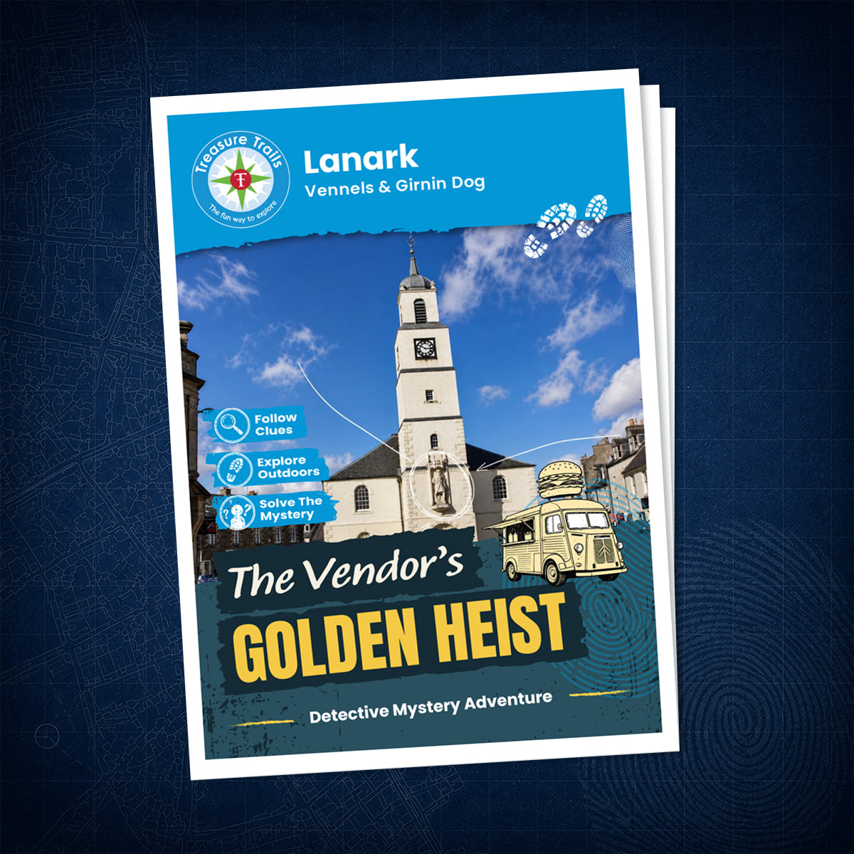 Lanark - Vennels & Girnin Dog Treasure Trail - front cover
