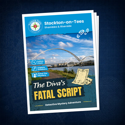 Stockton-on-Tees - Shambles & Riverside Treasure Trail - front cover