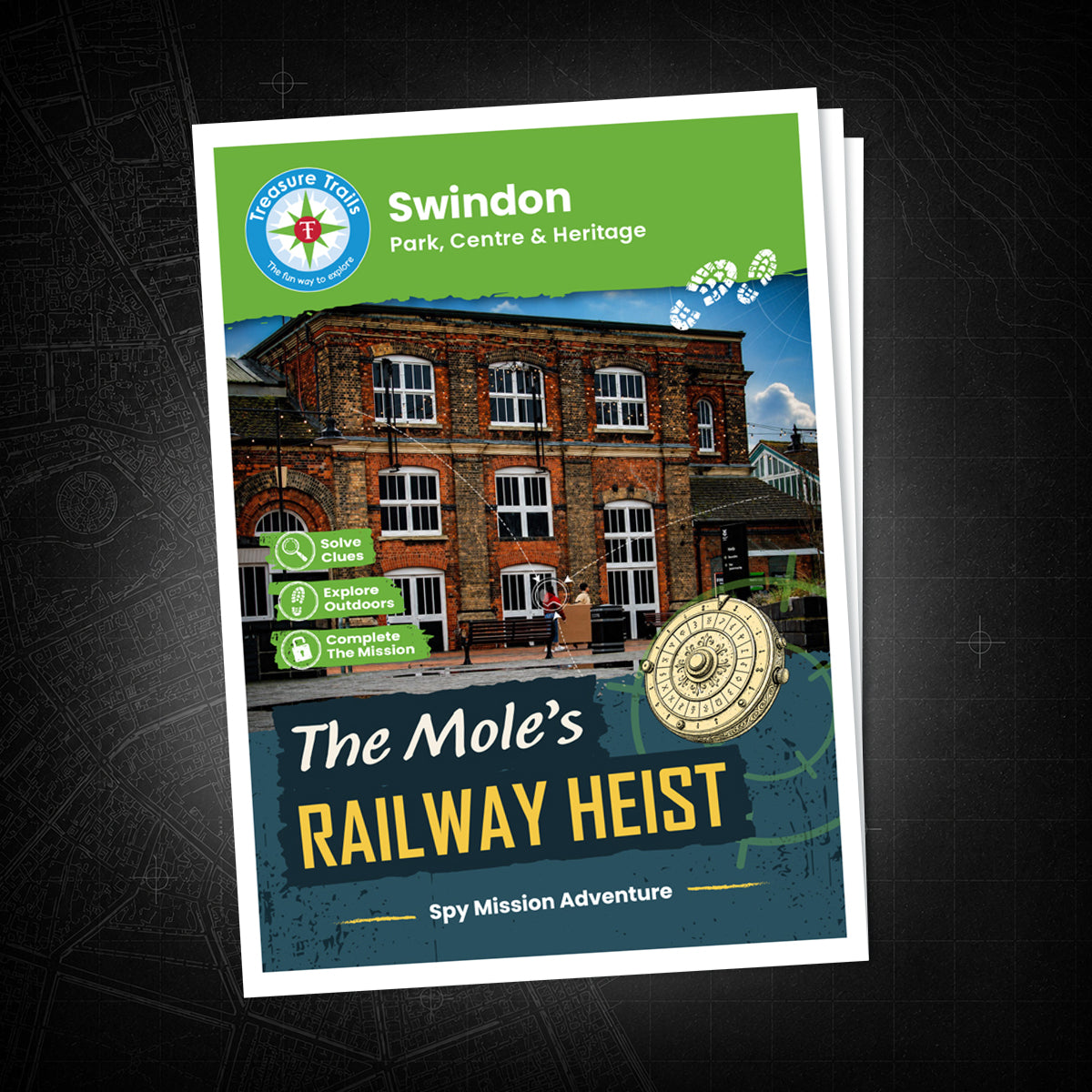 Swindon - Park, Centre & Heritage Treasure Trail - front cover