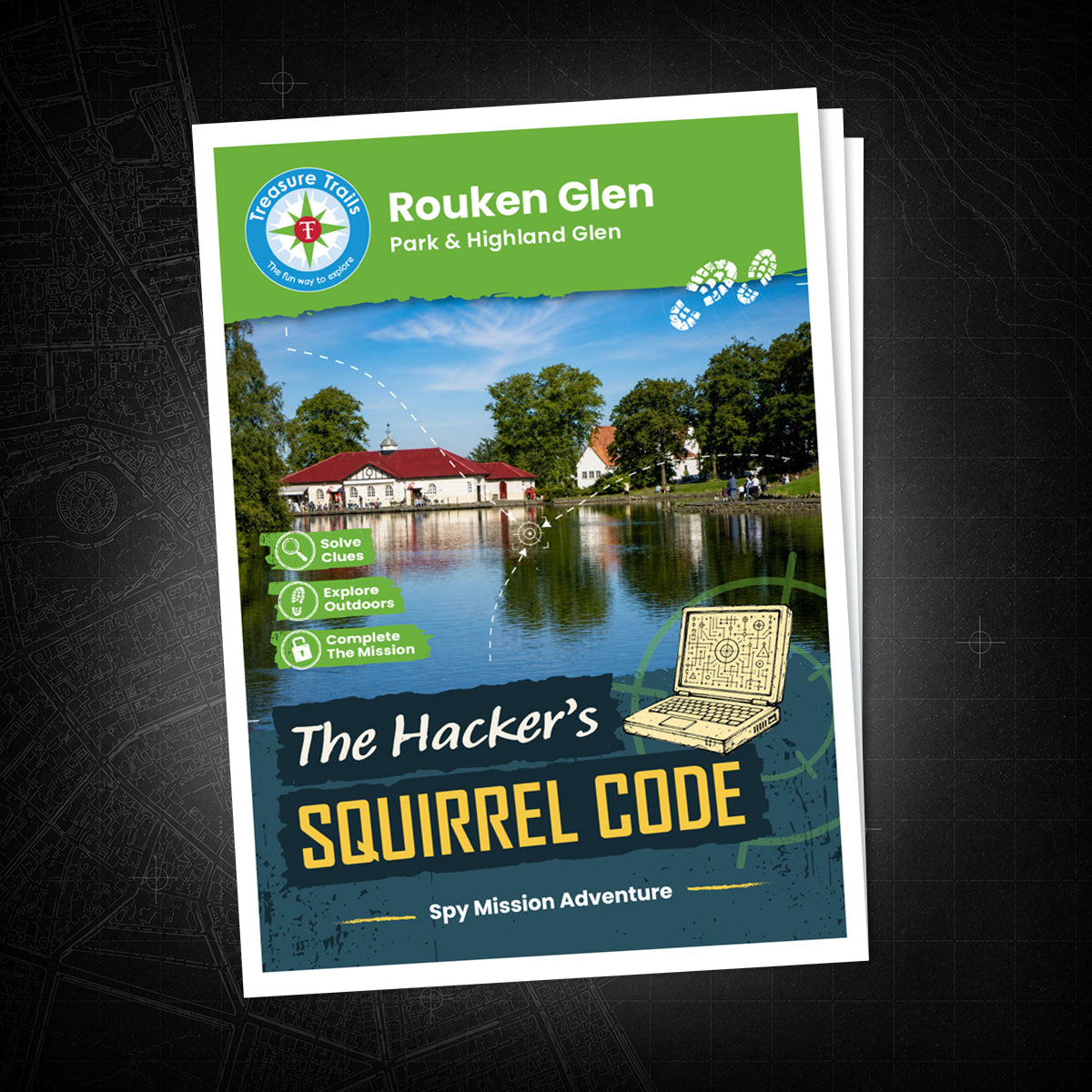 Rouken Glen - Park & Highland Glen Treasure Trail - front cover