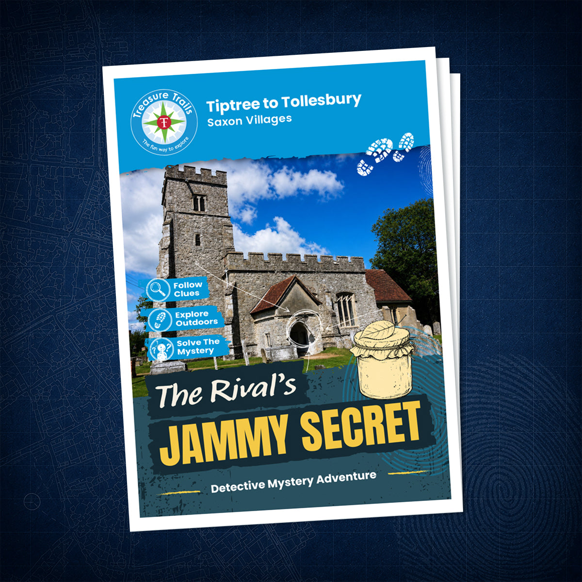 Tiptree to Tollesbury - Saxon Villages Treasure Trail - front cover