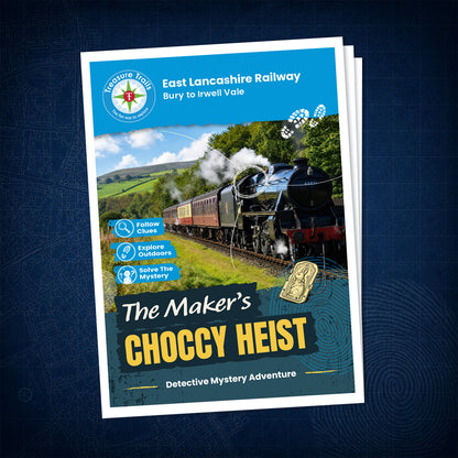 East Lancashire Railway - Bury to Irwell Vale Treasure Trail - front cover