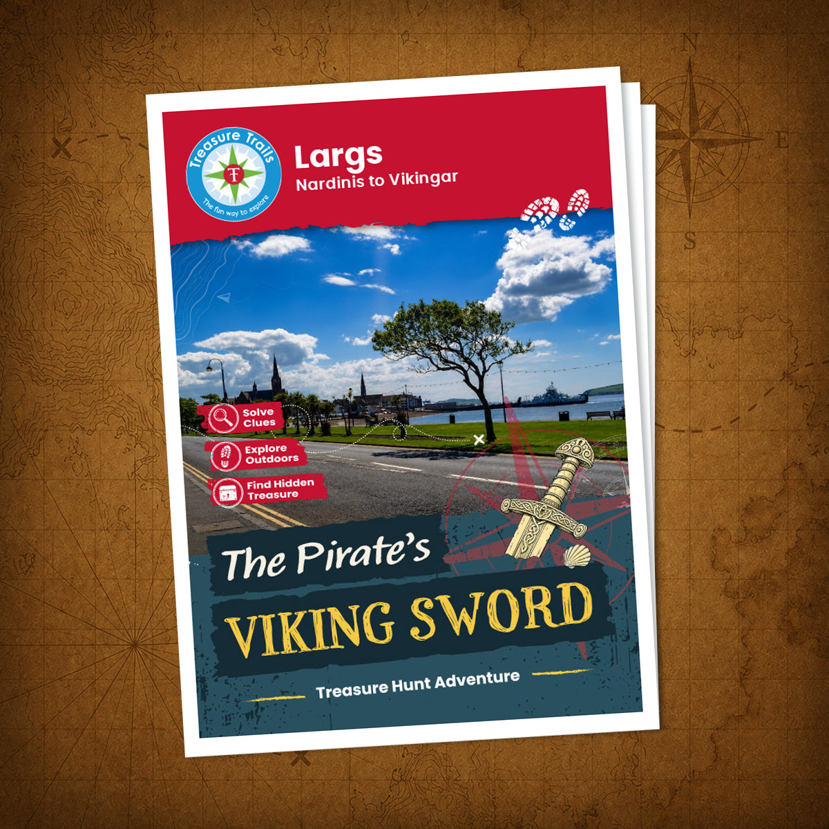 Largs - Nardinis to Vikingar Treasure Trail - front cover