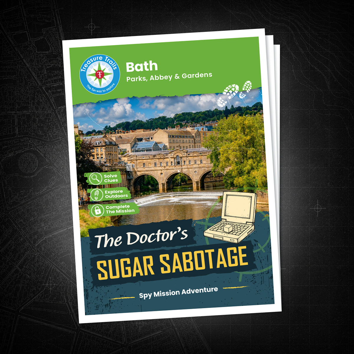 Bath - Parks, Abbey & Gardens Treasure Trail - front cover