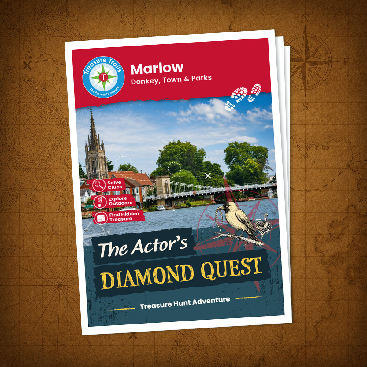 Marlow - Donkey, Town & Parks Treasure Trail - front cover