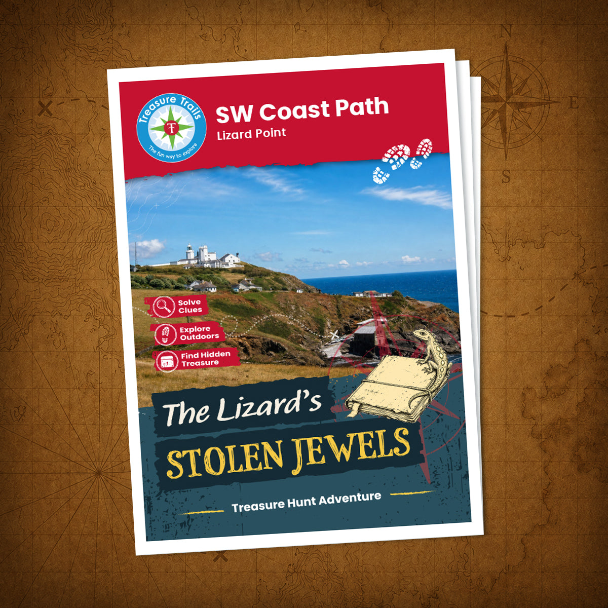 SW Coast Path - Lizard Point Treasure Trail - front cover