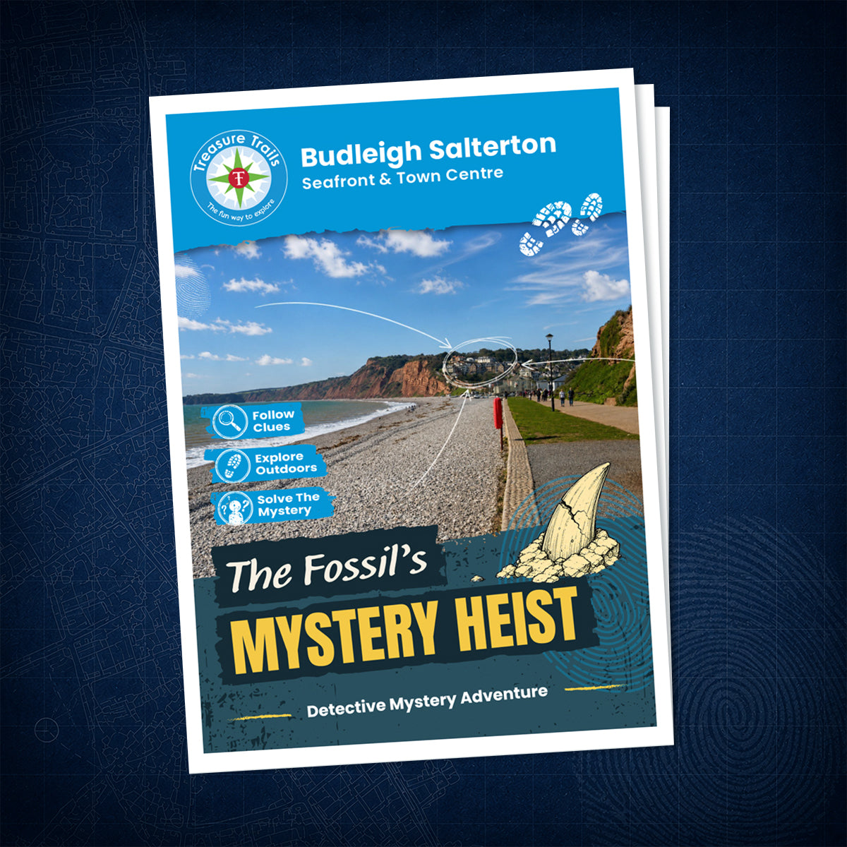 Budleigh Salterton - Seafront & Town Centre Treasure Trail - front cover