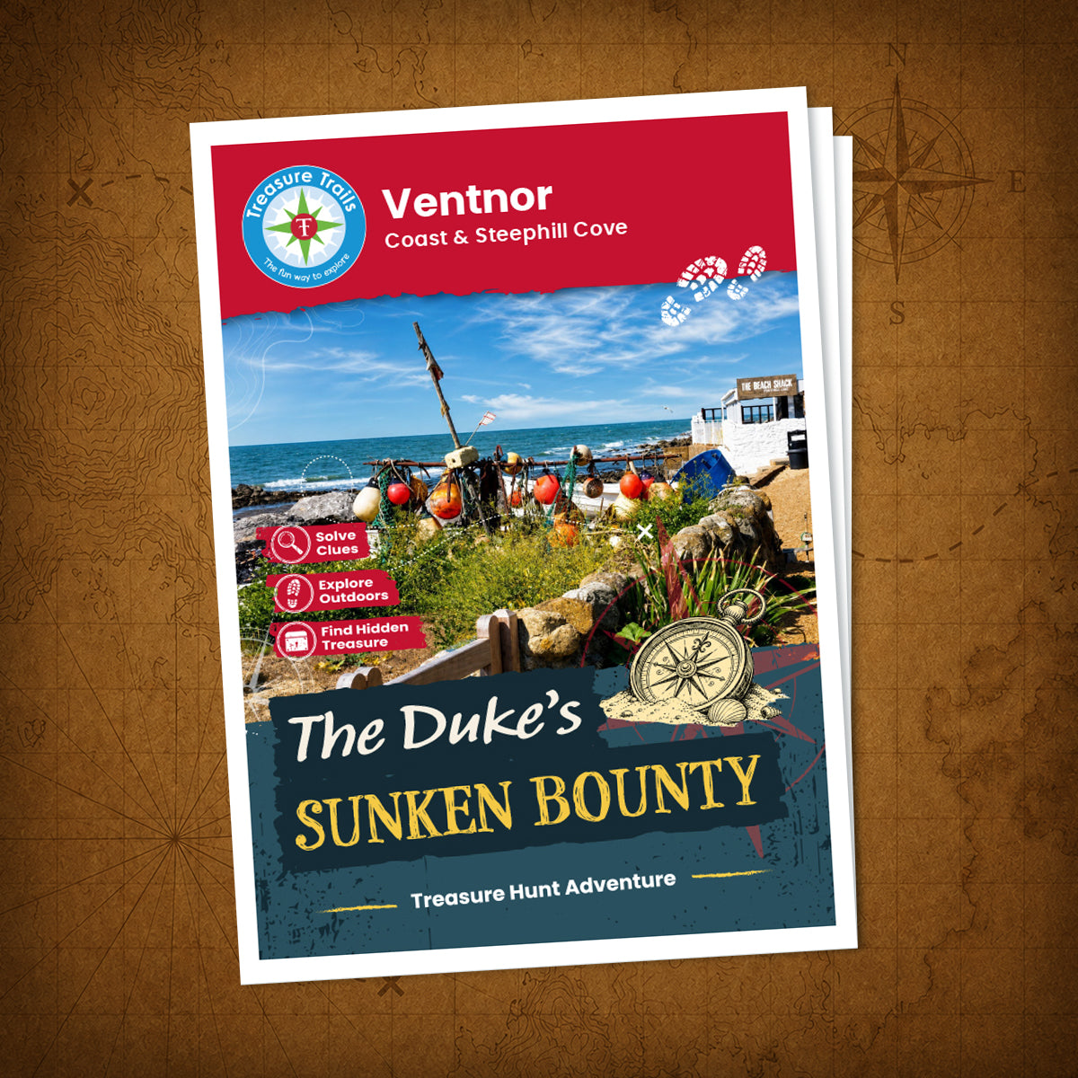 Ventnor - Coast & Steephill Cove Treasure Trail - front cover