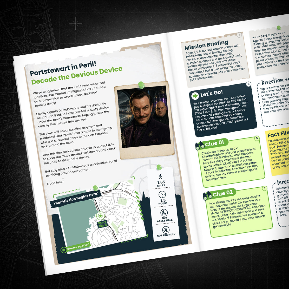Portstewart - Coast Path & Promenade Treasure Trail - story page