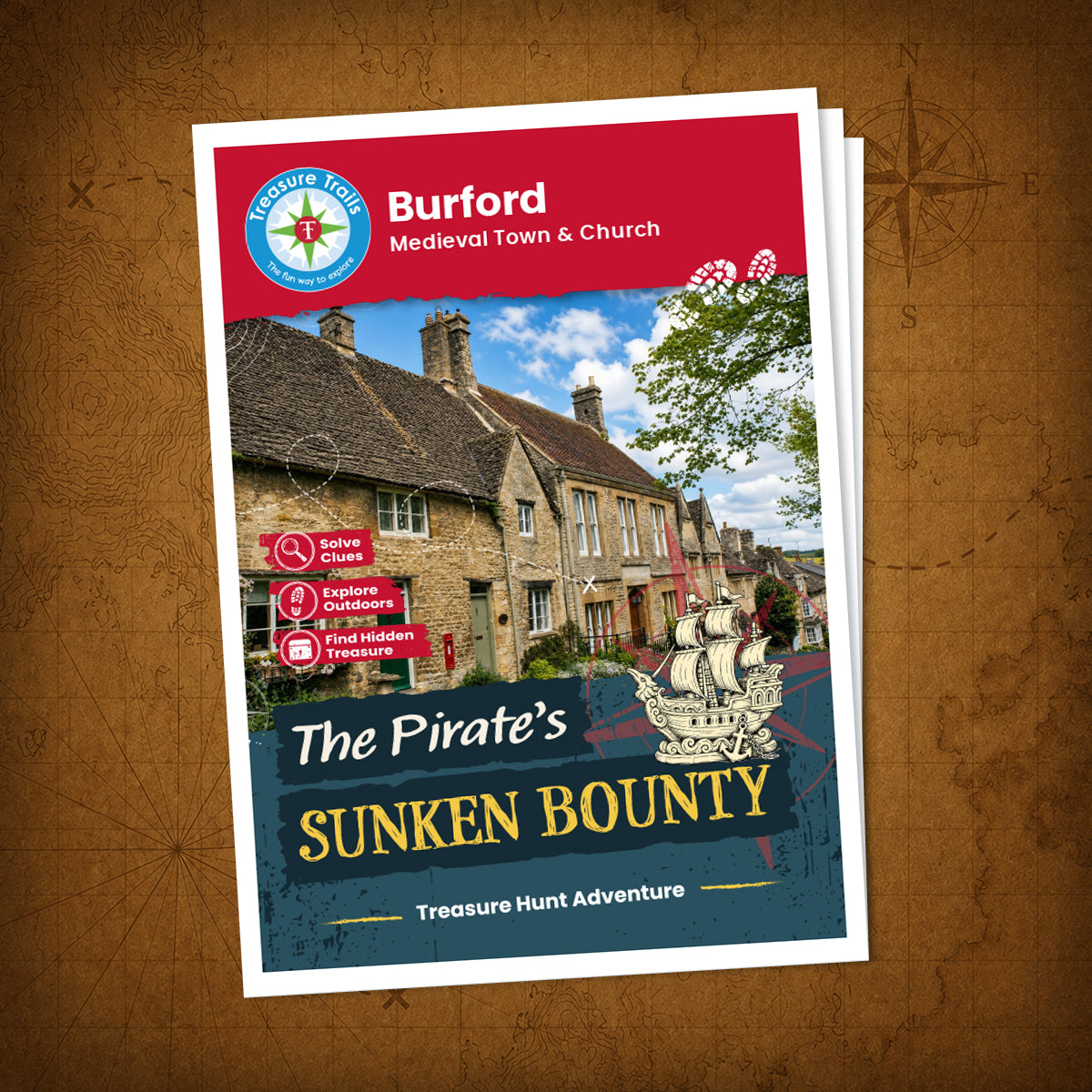 Burford - Medieval Town & Church Treasure Trail - front cover