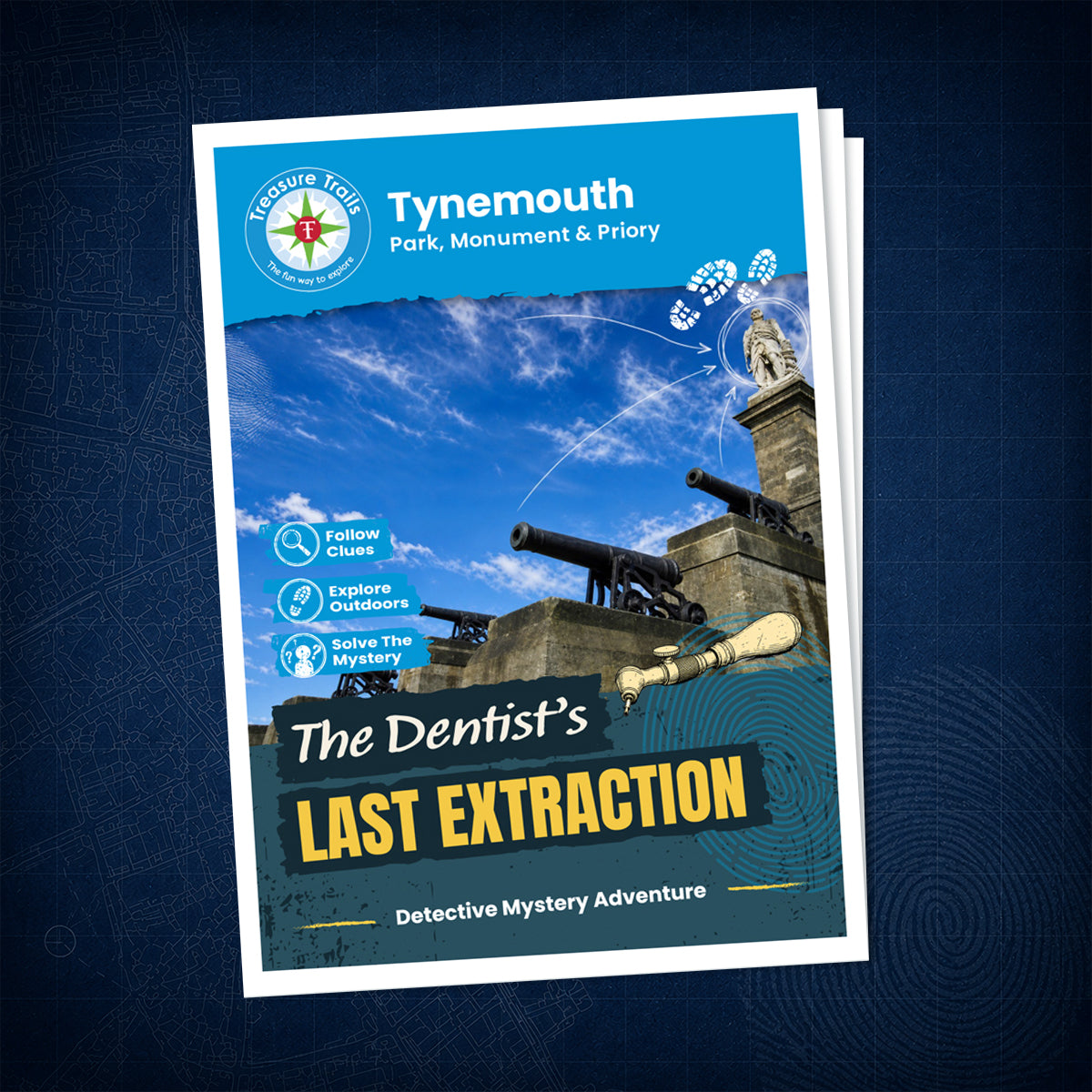 Tynemouth - Park, Monument & Priory Treasure Trail - front cover