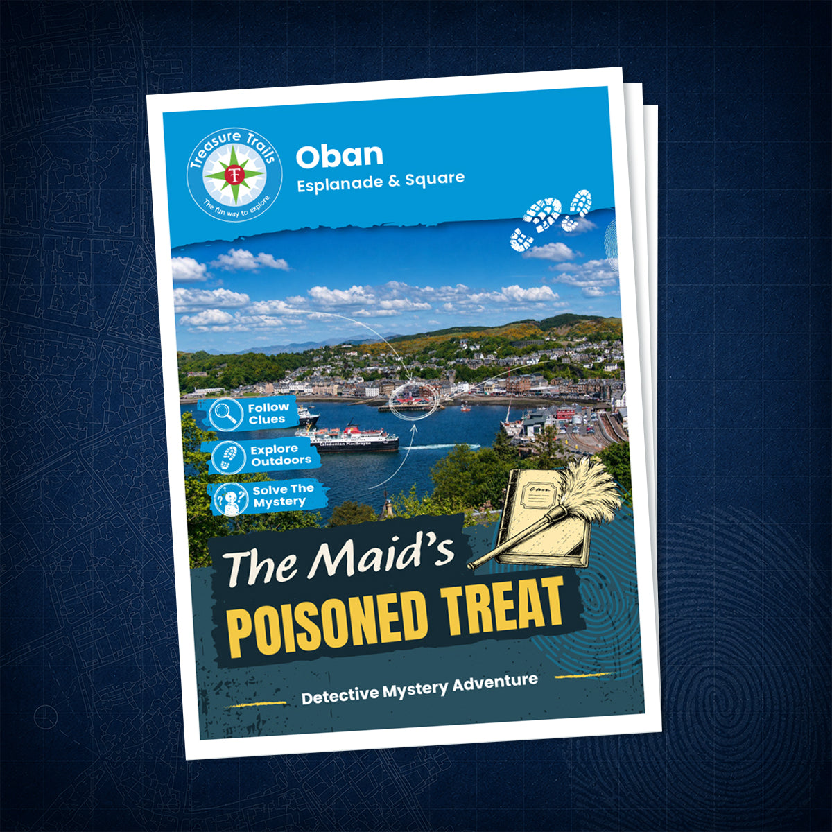 Oban - Esplanade & Square Treasure Trail - front cover