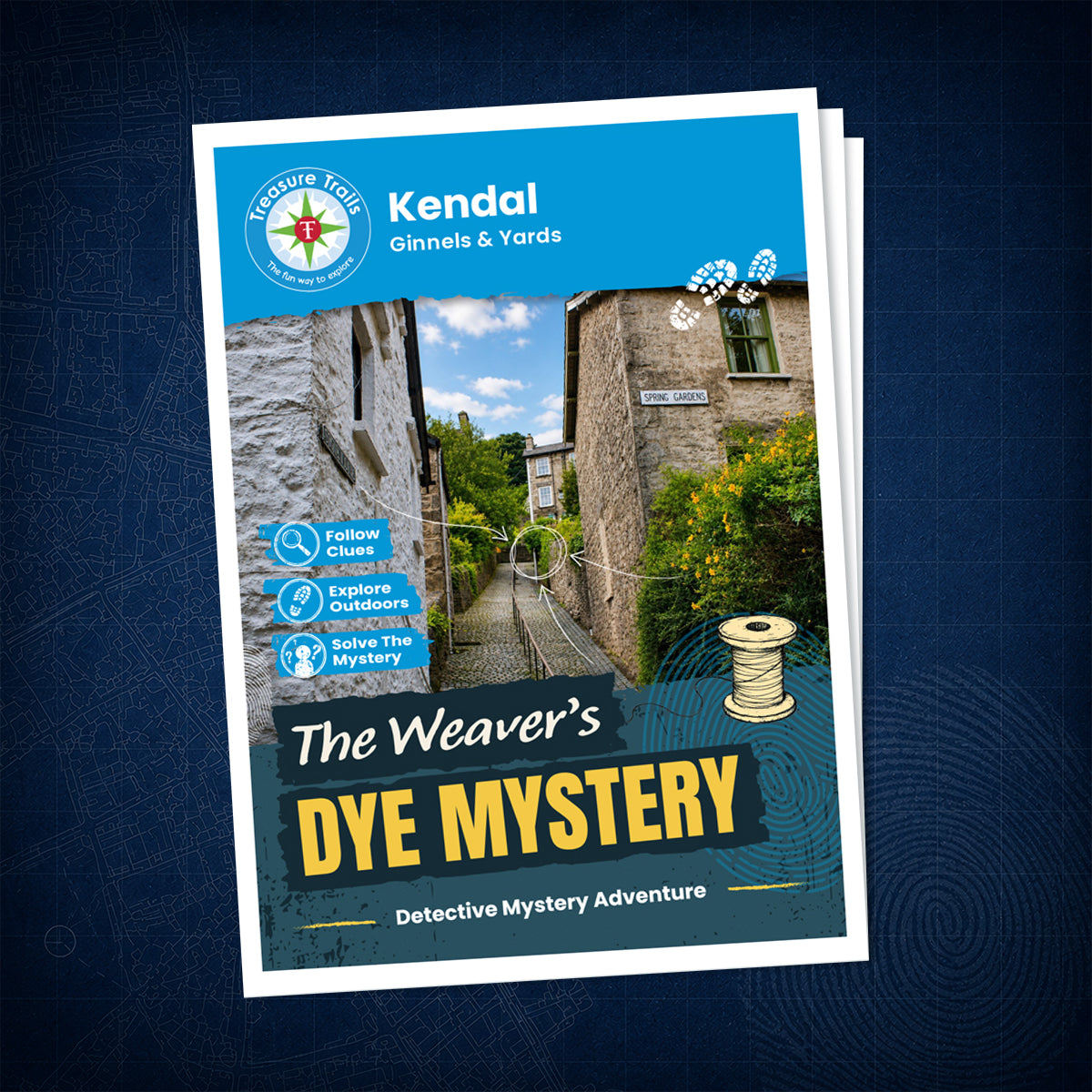 Kendal - Town, Ginnels & Yards Treasure Trail - front cover