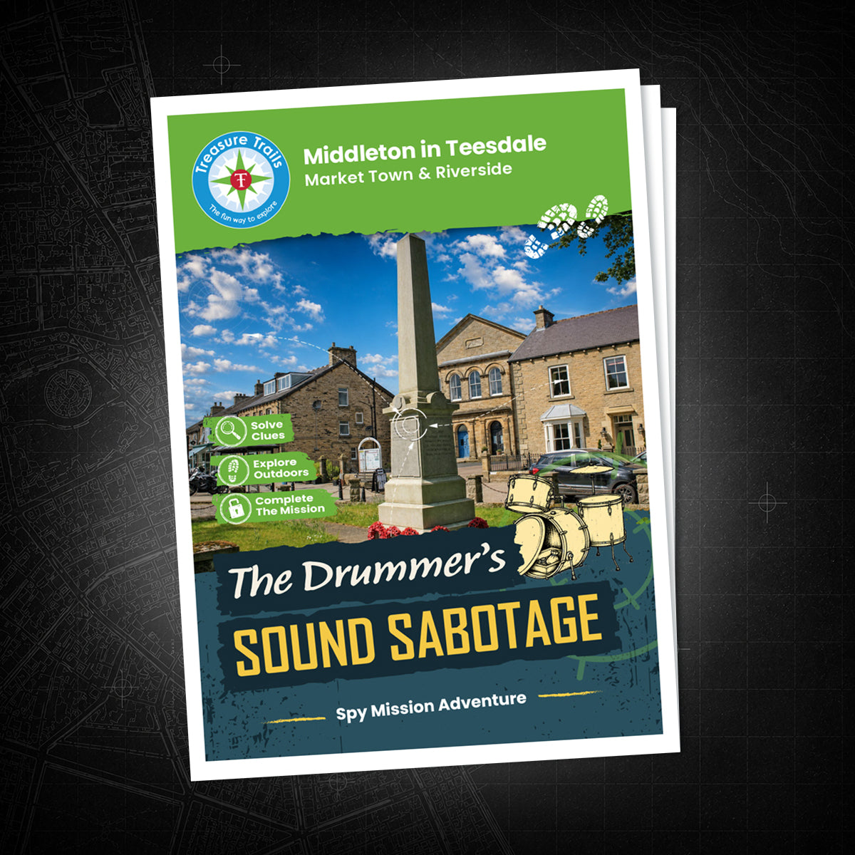 Middleton in Teesdale - Market Town & Riverside Treasure Trail - front cover