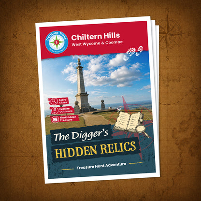 Chiltern Hills - West Wycome & Coombe Treasure Trail - front cover
