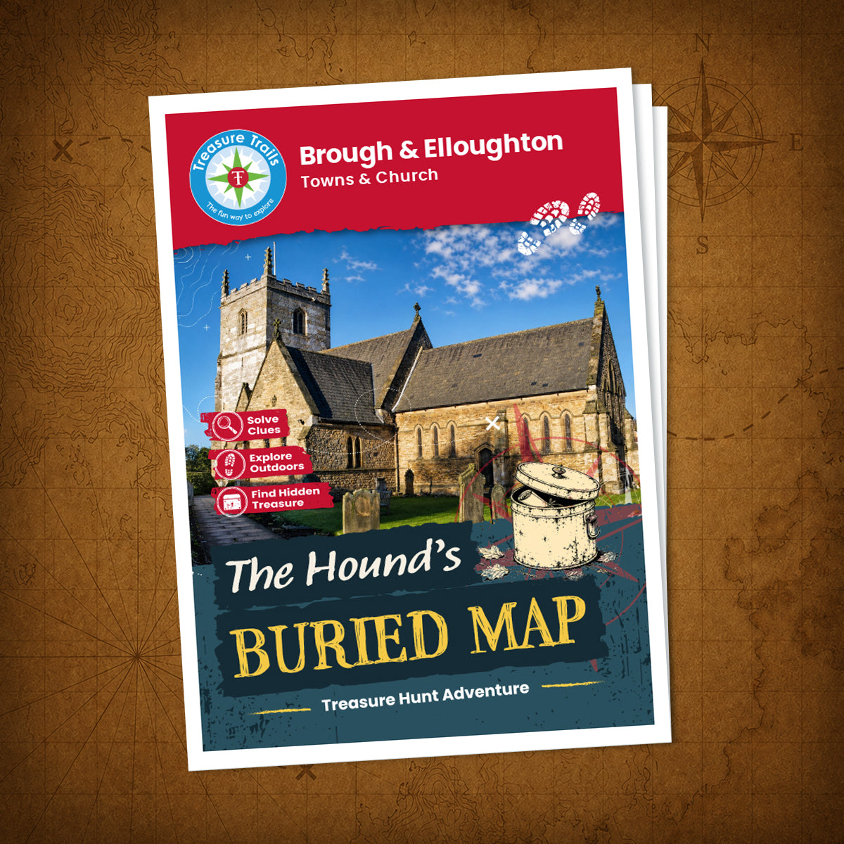 Brough & Elloughton - Towns & Church Treasure Trail - front cover