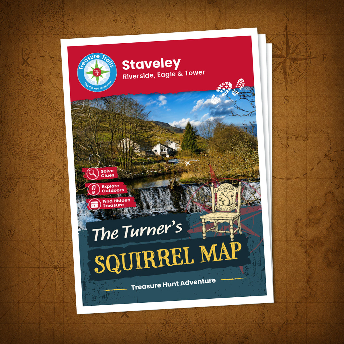 Staveley - Riverside, Eagle & Tower Treasure Trail - front cover