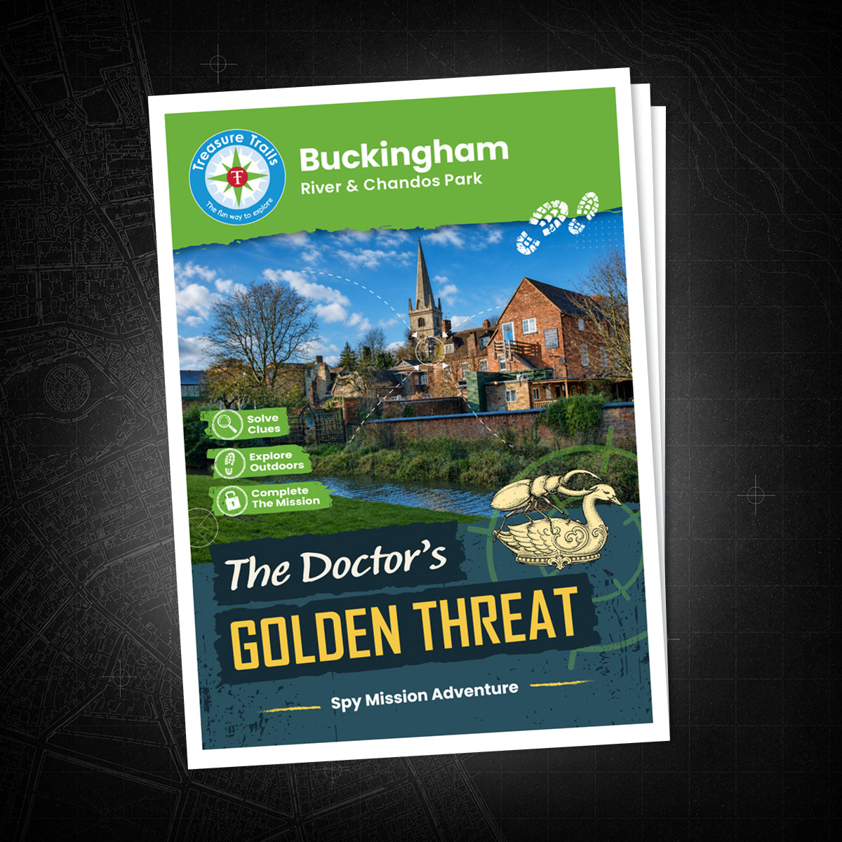 Buckingham - River & Chandos Park Treasure Trail - front cover
