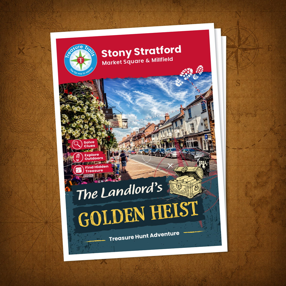 Stony Stratford - Market Square & Millfield Treasure Trail - front cover