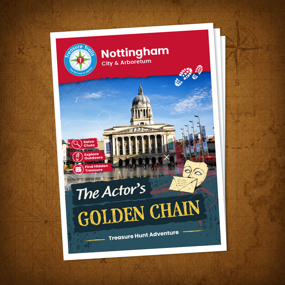 Nottingham - City & Arboretum Treasure Trail - front cover