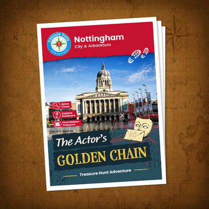 Nottingham - City & Arboretum Treasure Trail - front cover