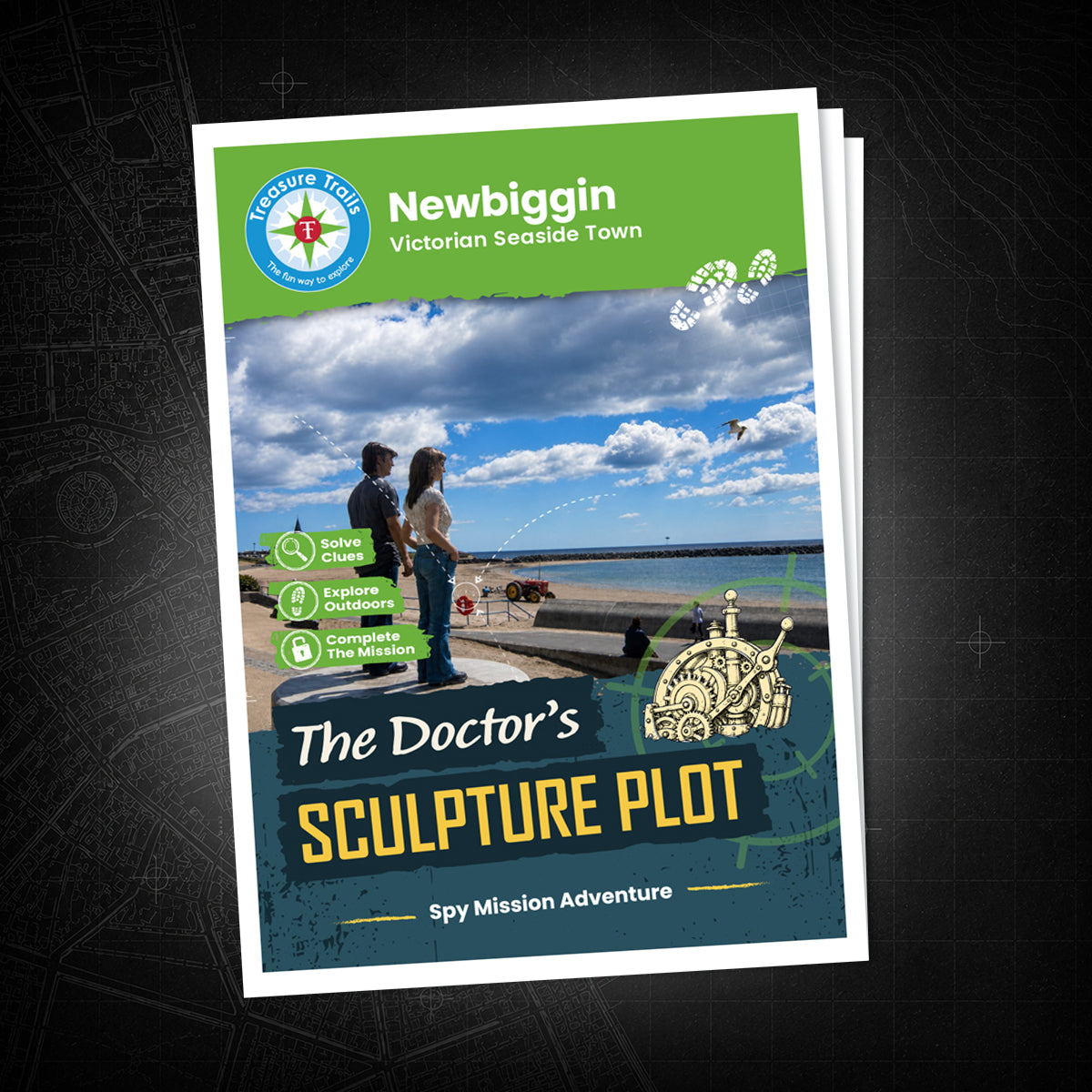 Newbiggin - Victorian Seaside Town Treasure Trail - front cover