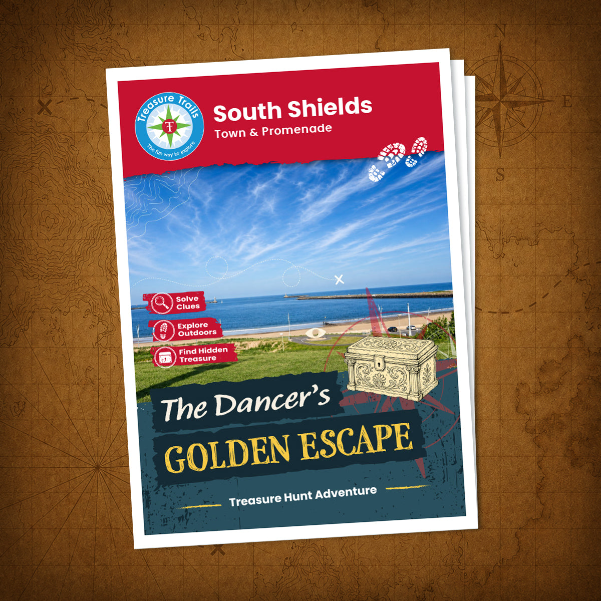 South Shields - Town & Promenade Treasure Trail - front cover