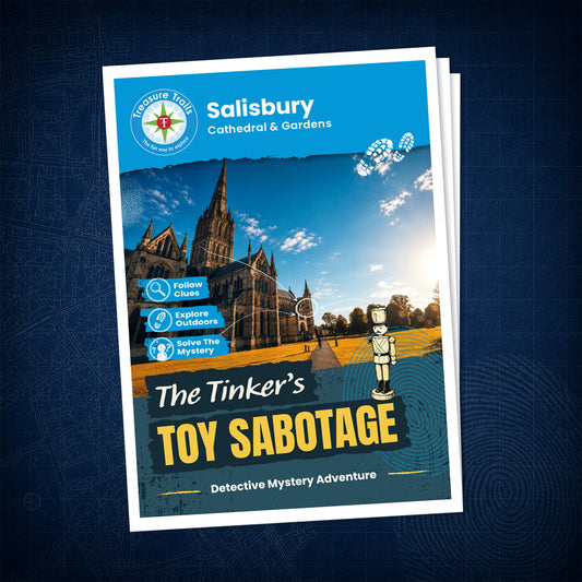 Salisbury - Cathedral & Gardens Treasure Trail - front cover