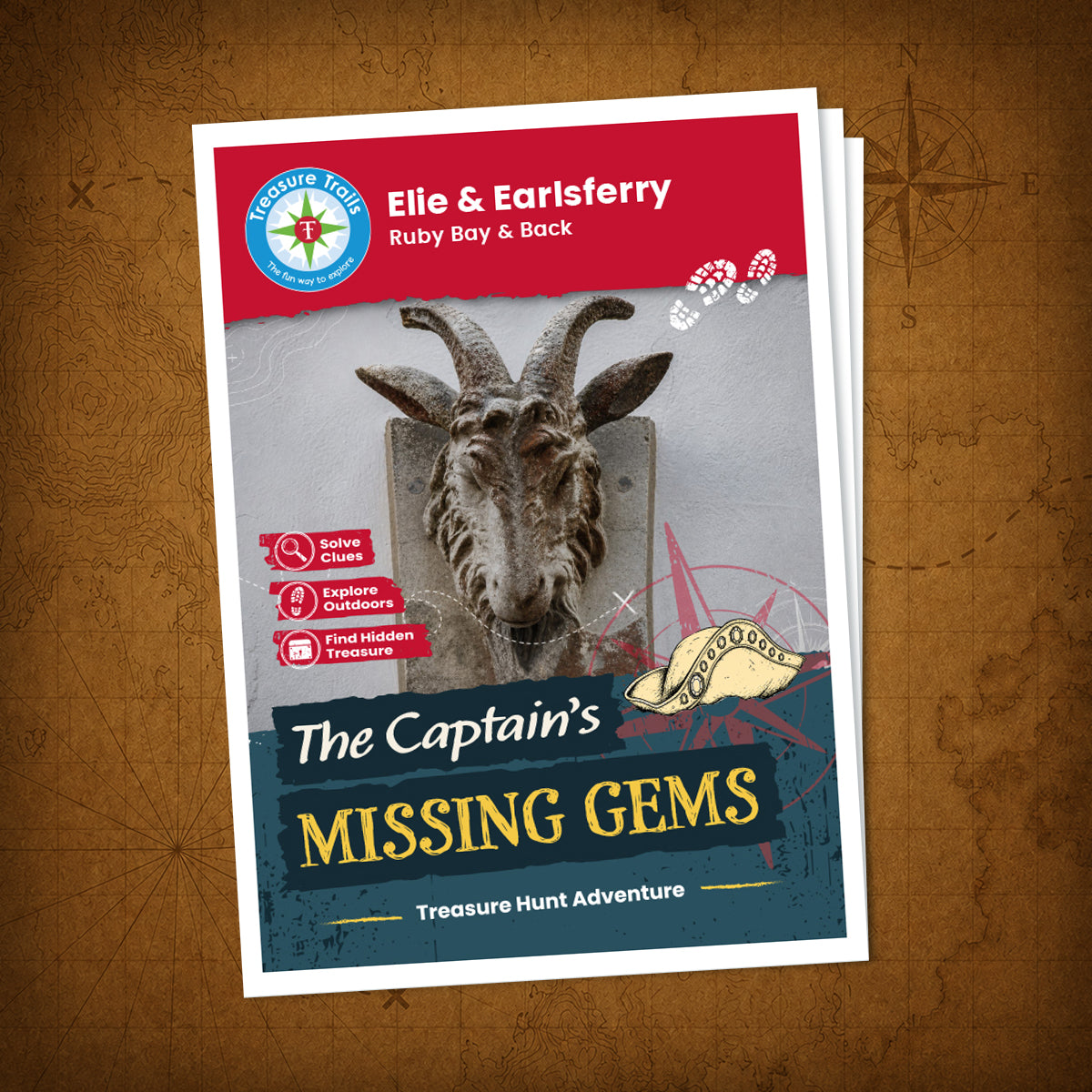 Elie & Earlsferry - Ruby Bay & Back Treasure Trail - front cover