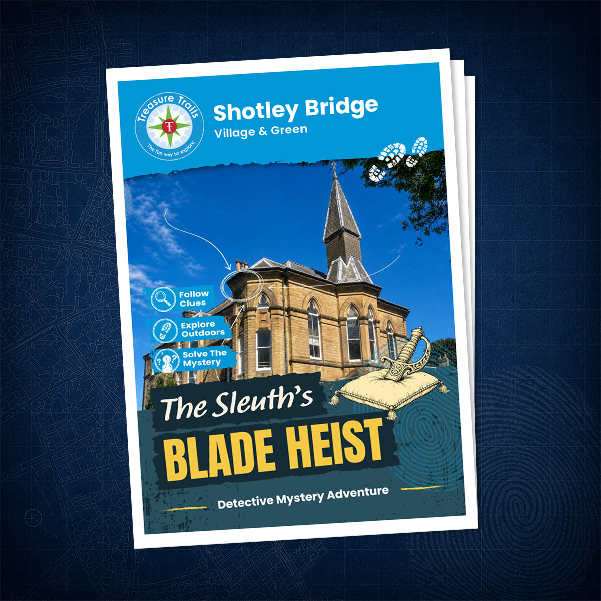 Shotley Bridge - Village & Green Treasure Trail - front cover