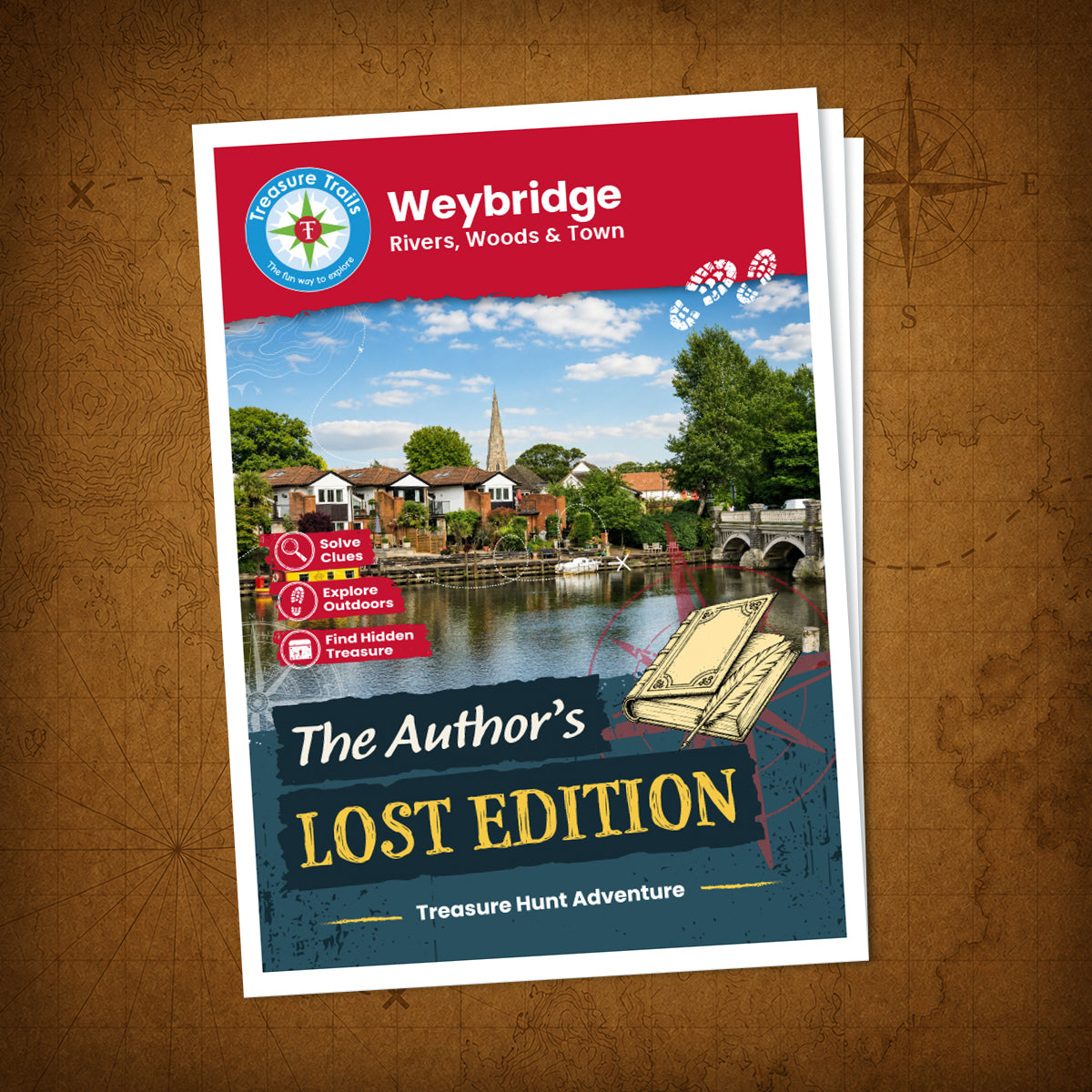 Weybridge - Rivers, Woods & Town Treasure Trail - front cover