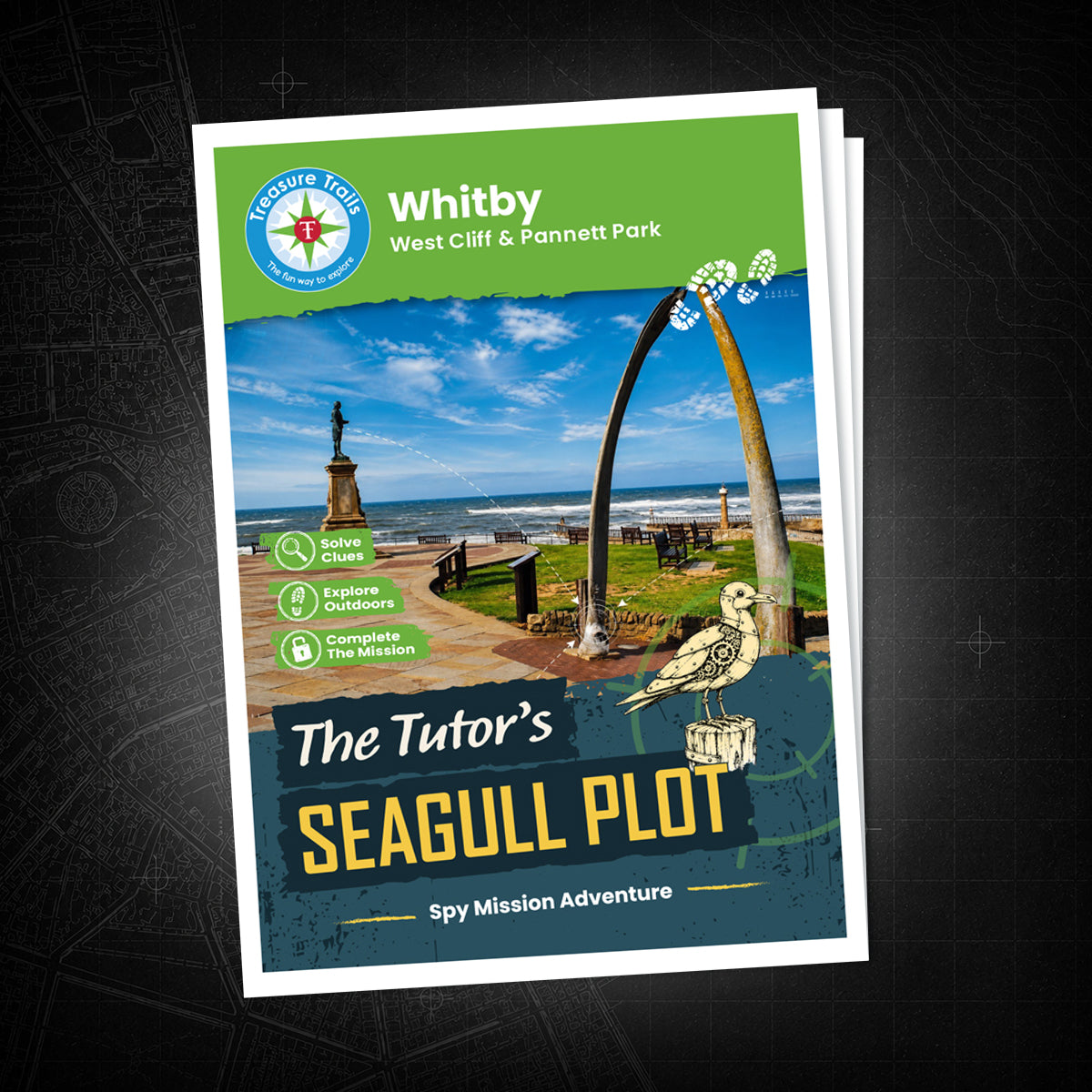 Whitby - West Cliff & Pannett Park Treasure Trail - front cover