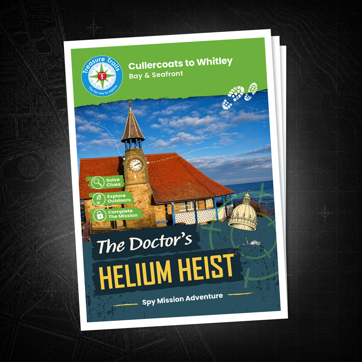 Cullercoats to Whitley - Bay & Seafront Treasure Trail - front cover