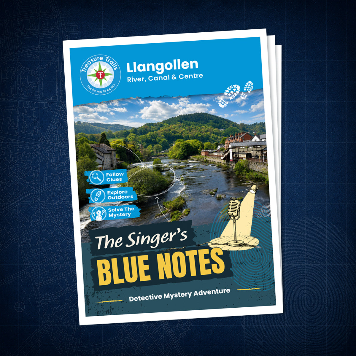 Llangollen - River, Canal & Centre Treasure Trail - front cover