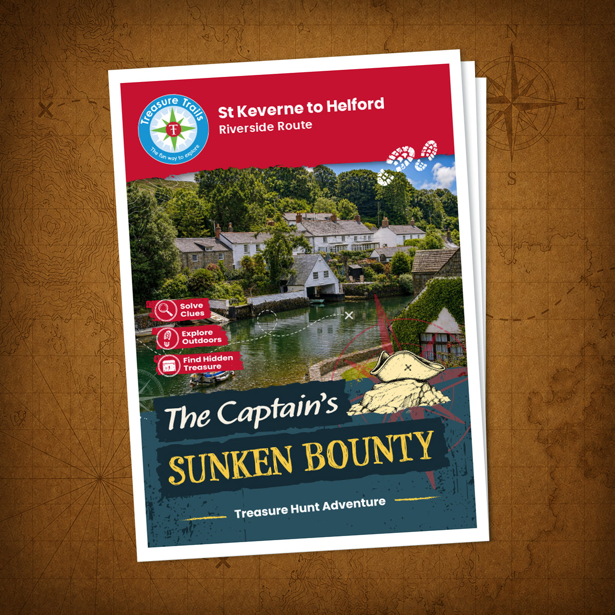 St Keverne to Helford - Riverside Route Treasure Trail - front cover