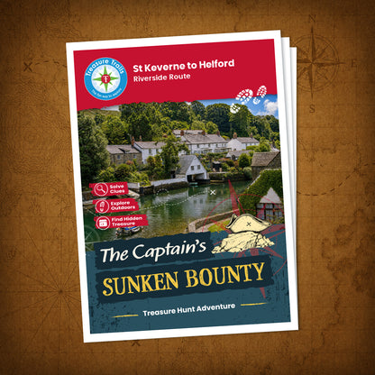 St Keverne to Helford - Riverside Route Treasure Trail - front cover