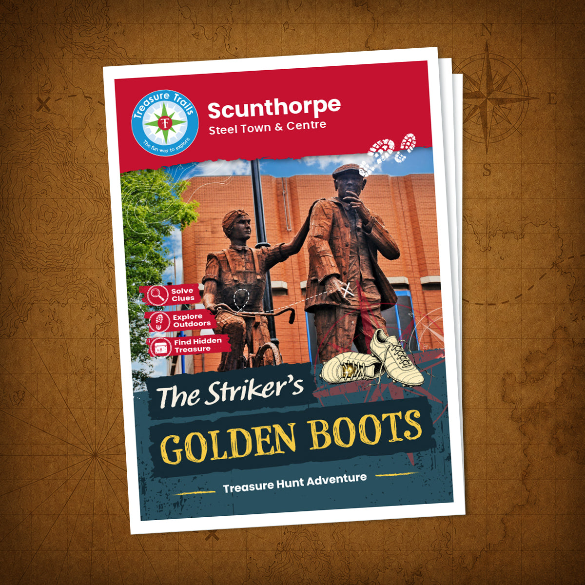 Scunthorpe - Steel Town & Centre Treasure Trail - front cover