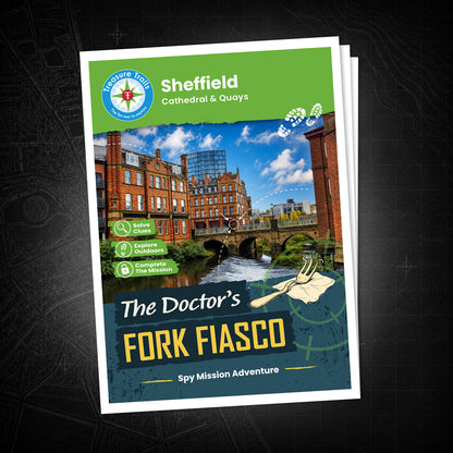 Sheffield - Cathedral & Quays Treasure Trail - front cover