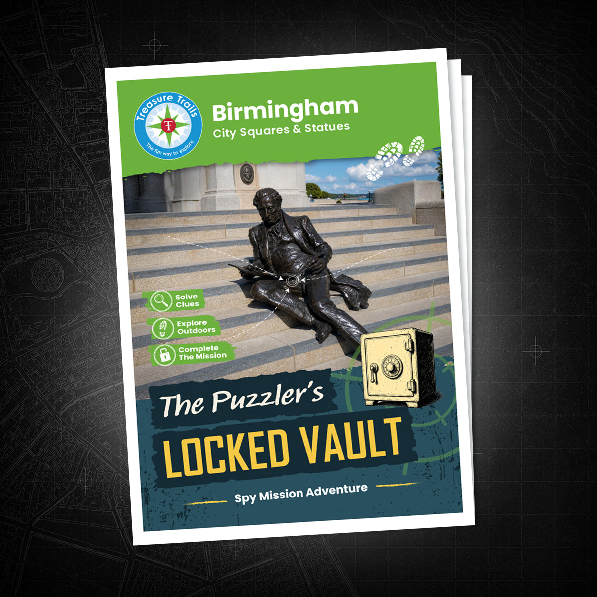 Birmingham - City Squares & Statues Treasure Trail - front cover