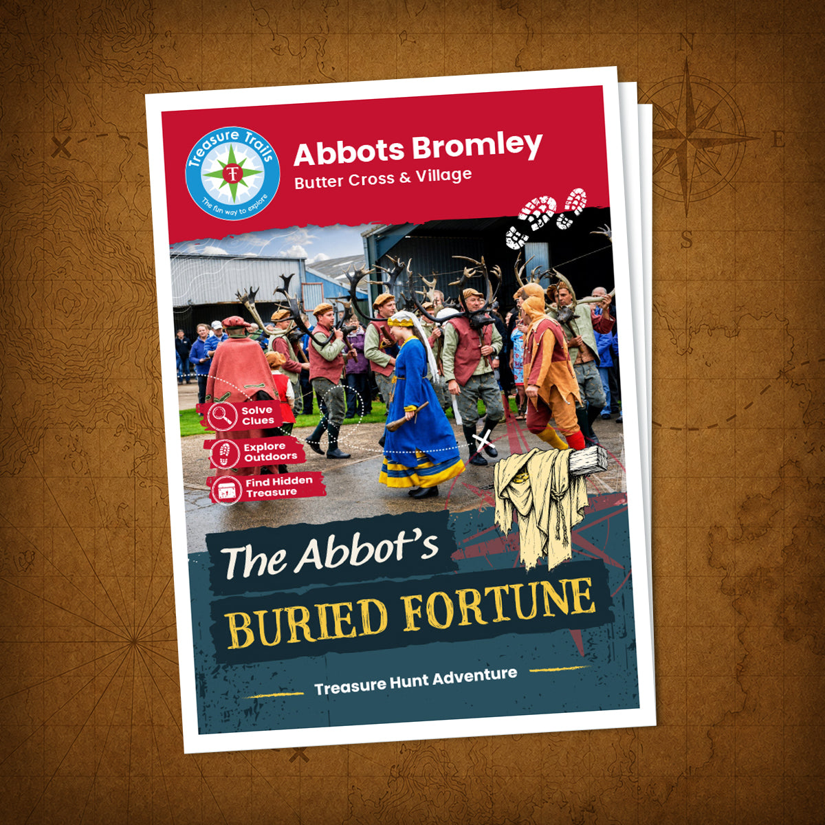 Abbots Bromley - Butter Cross & Village Treasure Trail - front cover