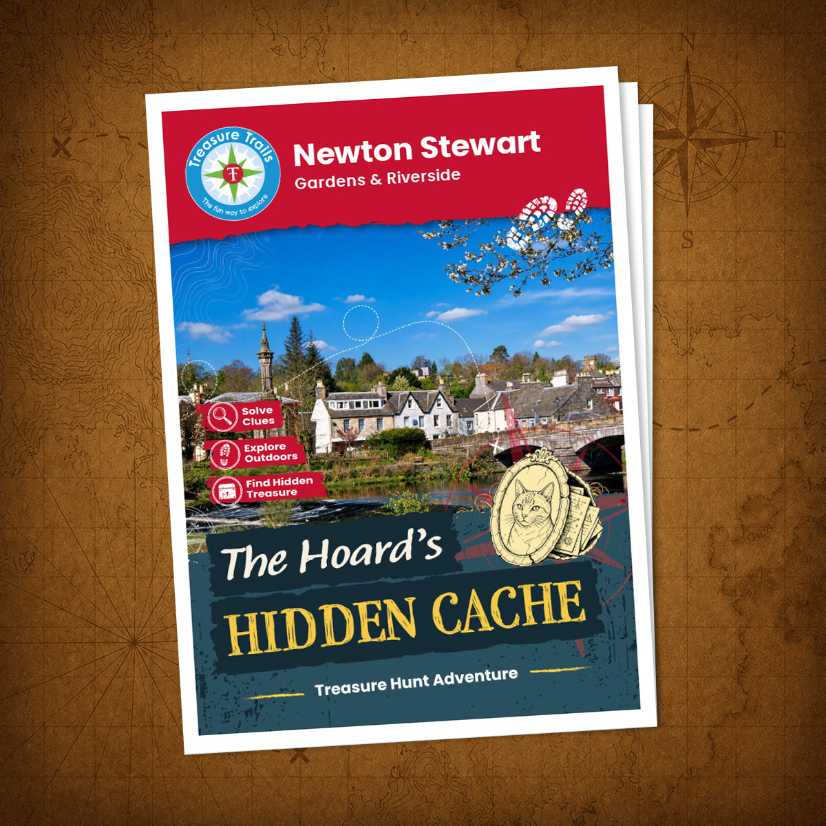 Newton Stewart - Gardens & Riverside Treasure Trail - front cover