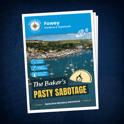 Fowey - Gardens & Esplanade Treasure Trail - front cover