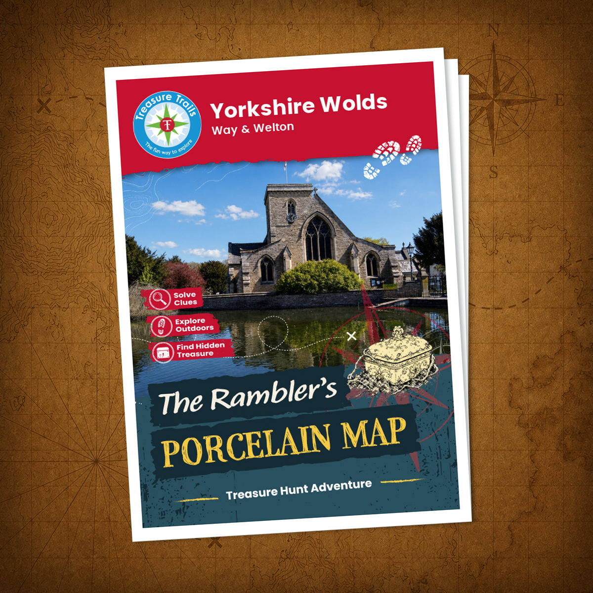Yorkshire Wolds - Way & Welton Treasure Trail - front cover