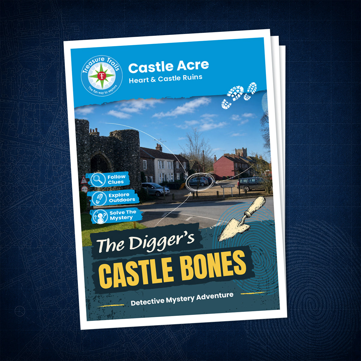 Castle Acre - Heart & Castle Ruins Treasure Trail - front cover