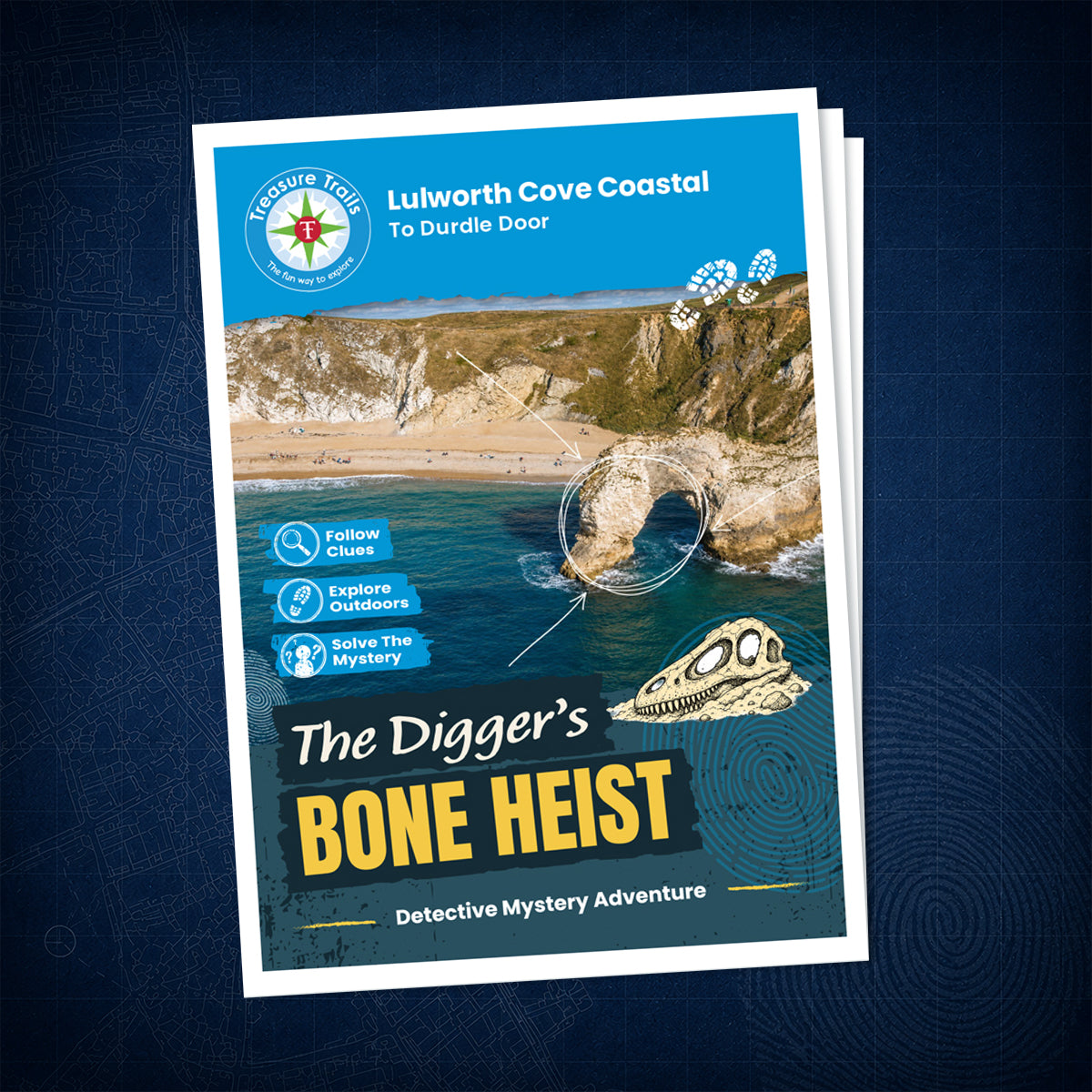 Lulworth Cove Coastal - To Durdle Door Treasure Trail - front cover