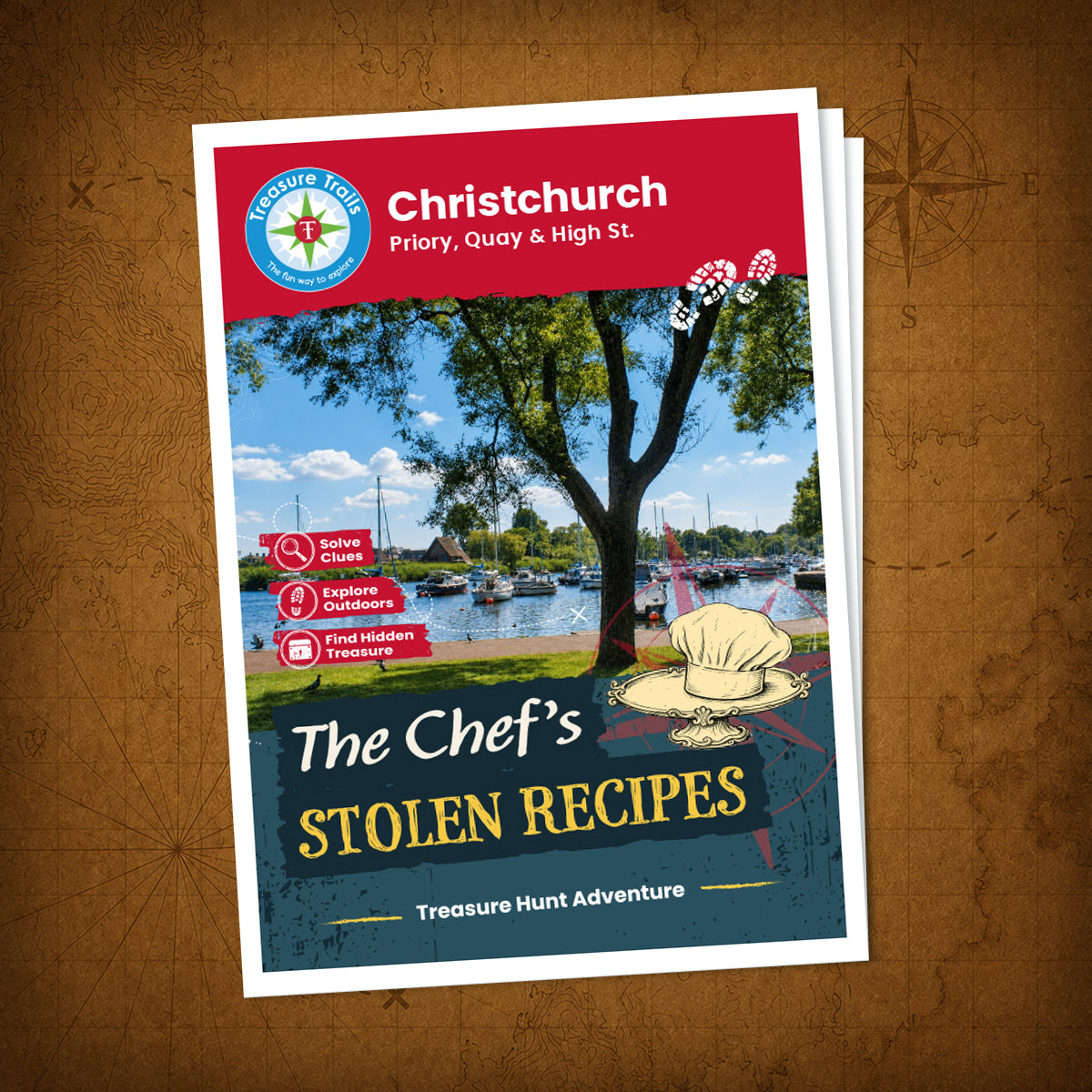 Christchurch - Priory, Quay & High St. Treasure Trail - front cover