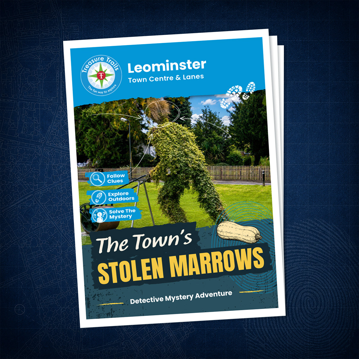 Leominster - Town Centre & Lanes Treasure Trail - front cover