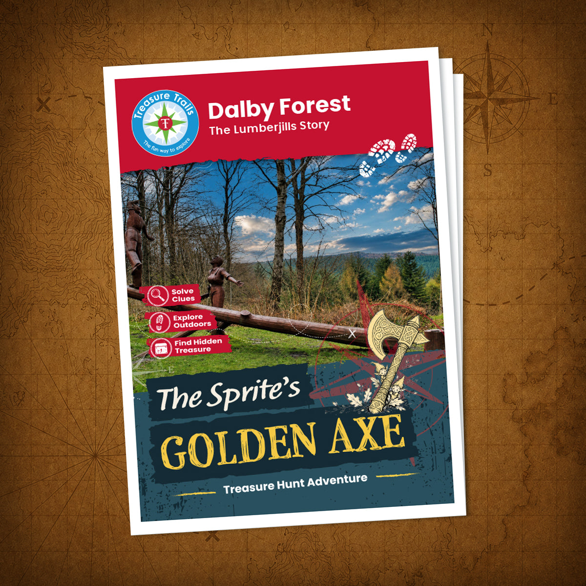 Dalby Forest - The Lumberjills Story Treasure Trail - front cover