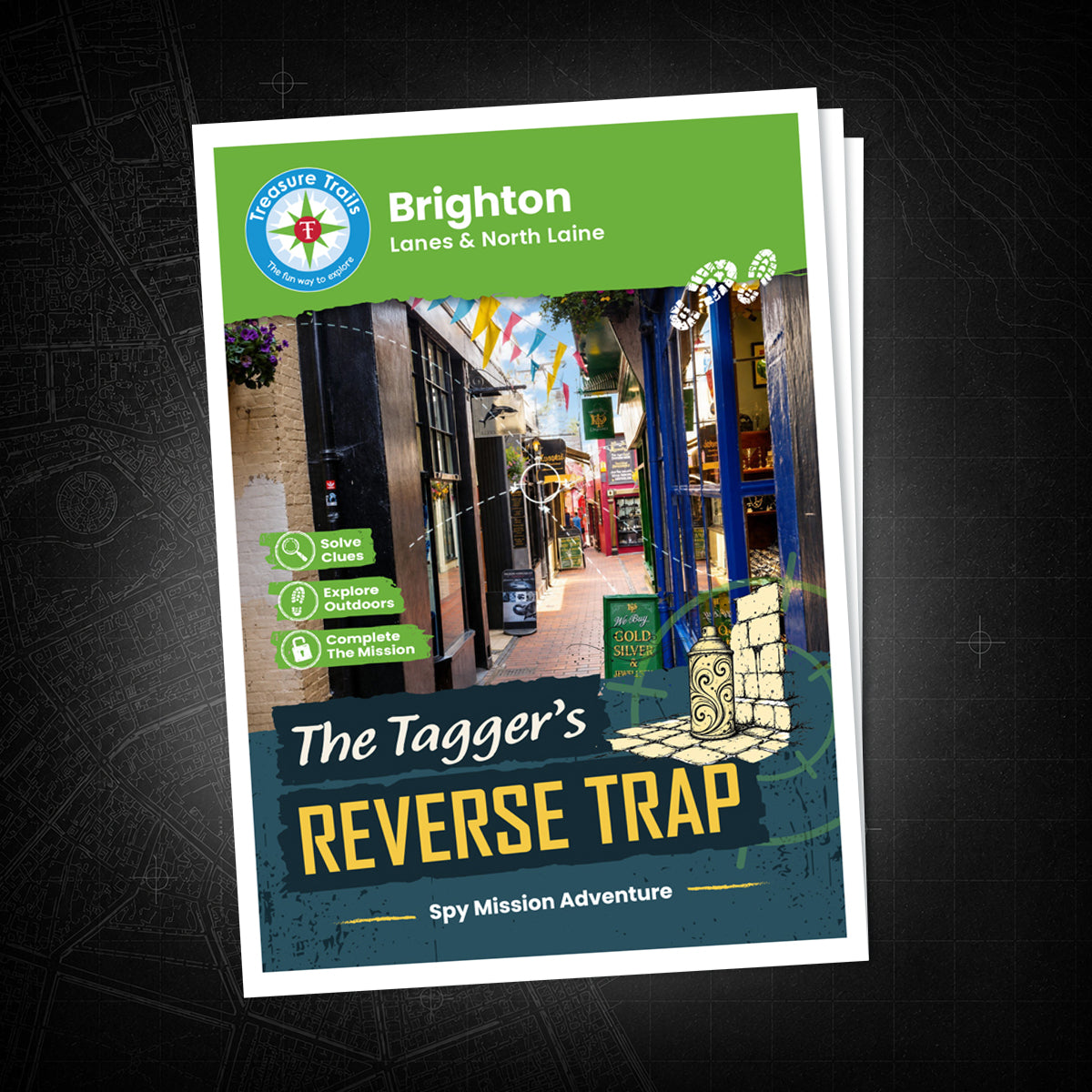 Brighton - Lanes & North Laine Treasure Trail - front cover