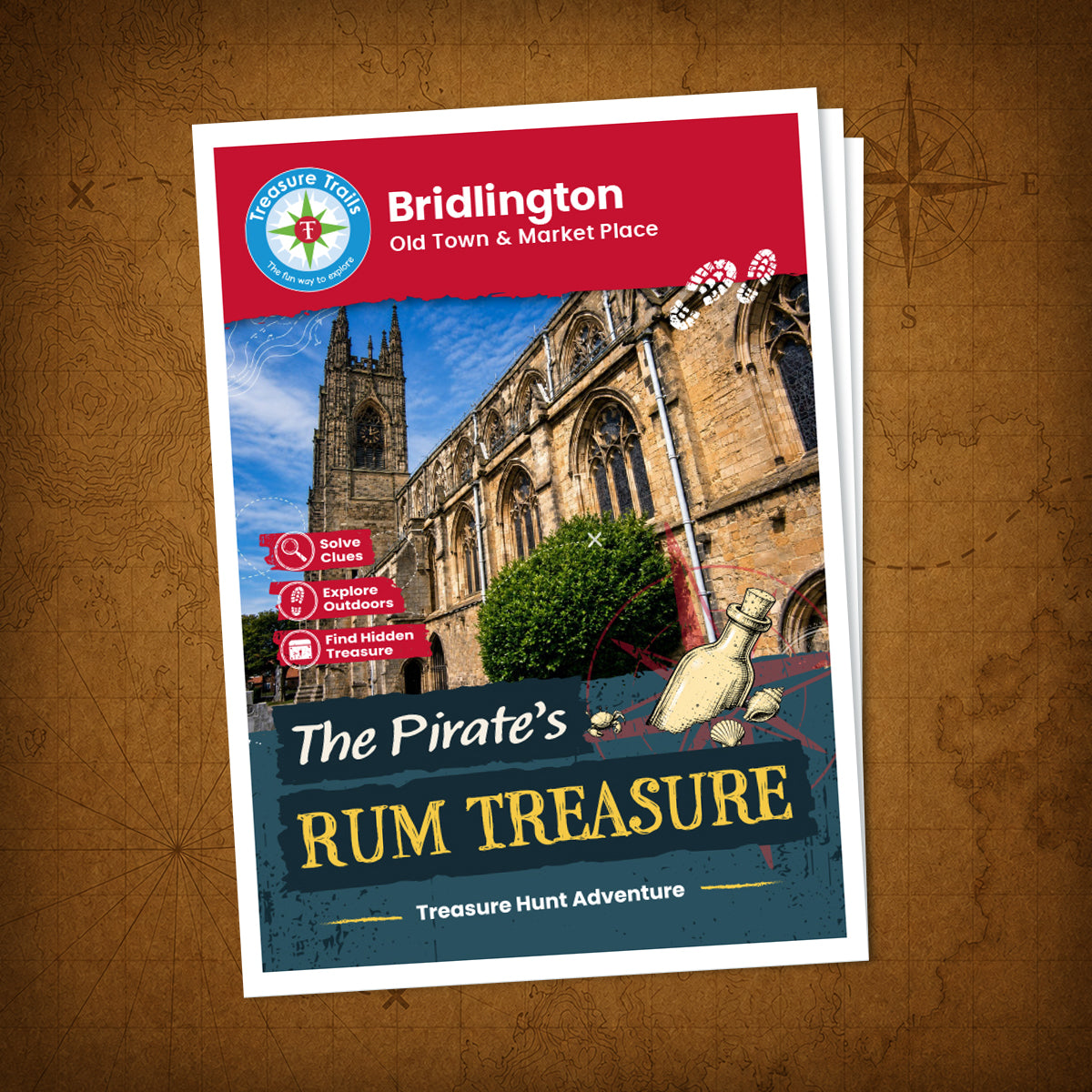 Bridlington - Old Town & Market Place Treasure Trail - front cover